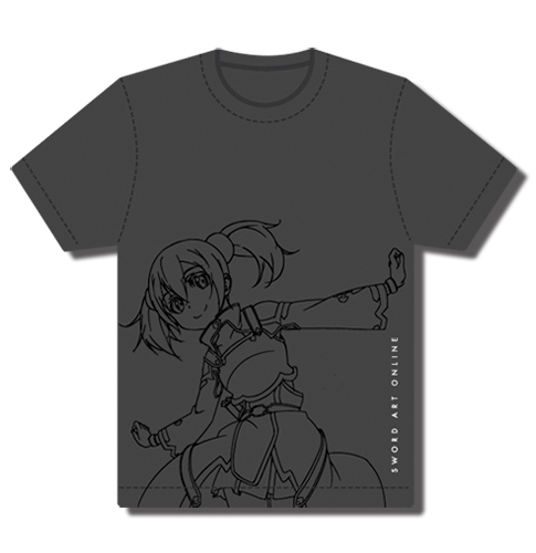 Sword Art Online - Silica Line Art Men's T-Shirt S, an officially licensed product in our Sword Art Online T-Shirts department.