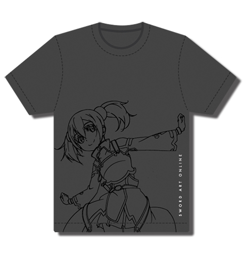 Sword Art Online - Silica Line Art Men's T-Shirt L, an officially licensed product in our Sword Art Online T-Shirts department.