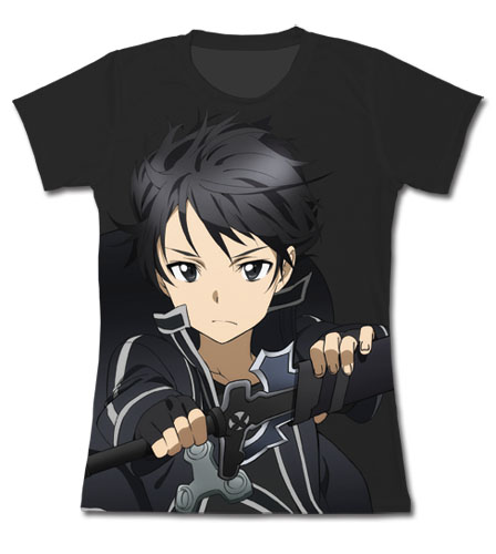 Sword Art Online - Kirito Battle Ready Jrs. T-Shirt S, an officially licensed product in our Sword Art Online T-Shirts department.