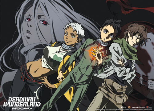 Deadman Wonderland Ganta, Nagi, Karako, & Shiro Wallscroll, an officially licensed product in our Deadman Wonderland Wall Scroll Posters department.