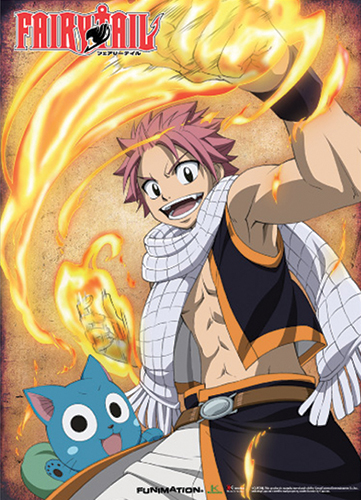 Fairy Tail Natsu & Happy Wall Scroll, an officially licensed product in our Fairy Tail Wall Scroll Posters department.