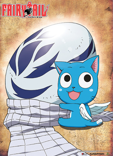 Fairy Tail Happy Wallscroll, an officially licensed product in our Fairy Tail Wall Scroll Posters department.