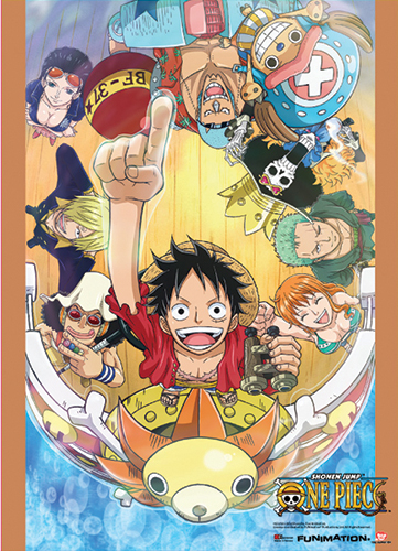 One Piece Group Go On Board Wallscroll, an officially licensed product in our One Piece Wall Scroll Posters department.
