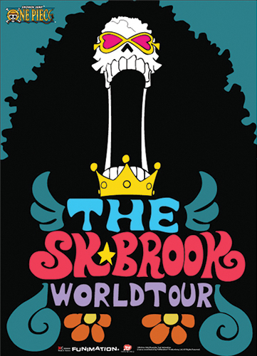 One Piece The Sk Brook World Tour Wallscroll, an officially licensed product in our One Piece Wall Scroll Posters department.