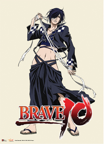 Brave 10 Rokuro Wallscroll, an officially licensed Everything Else product at B.A. Toys.