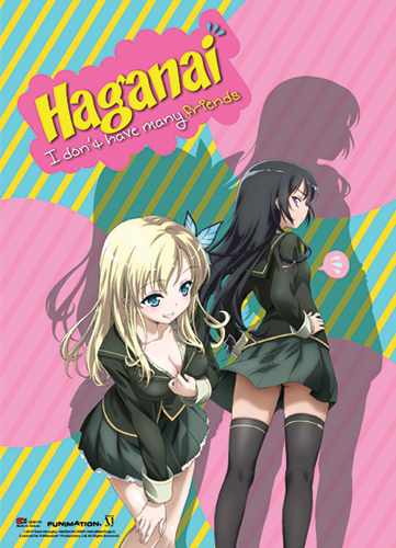 Haganai - Sena And Angry Yozora Wallscroll, an officially licensed product in our Haganai Wall Scroll Posters department.