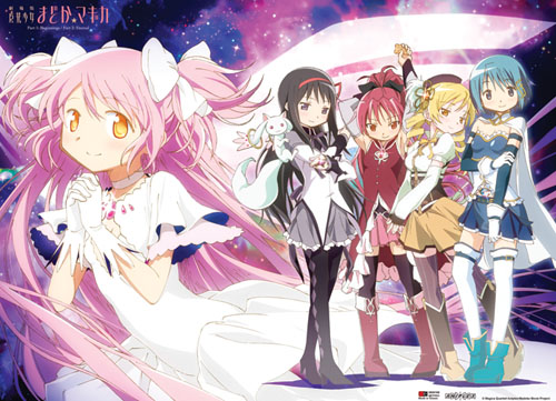Modoka Magica Movie - Magical Girls Line Up Wallscroll, an officially licensed product in our Madoka Magica Wall Scroll Posters department.