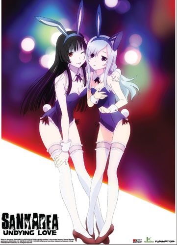 Sankarea - Rea & Mero Bunny Girls Wallscroll, an officially licensed product in our Sankarea Wall Scroll Posters department.
