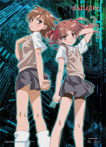 A Certain Scientific Railgun - Mikoto And Kuroko Wallscroll, an officially licensed product in our A Certain Scientific Railgun Wall Scroll Posters department.