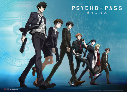 Psycho Pass - Group Line-Up Wallscroll, an officially licensed product in our Psycho-Pass Wall Scroll Posters department.