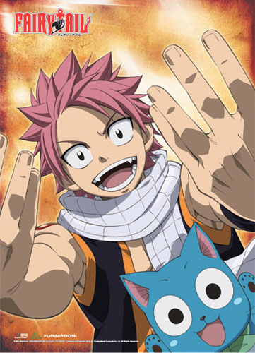 Fairy Tail - Natsu & Happy Wallscroll, an officially licensed product in our Fairy Tail Wall Scroll Posters department.
