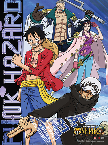 One Piece - Luffy, Law, Tashigi & Smoker Wall Scroll, an officially licensed product in our One Piece Wall Scroll Posters department.
