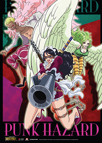 One Piece - Donquixote Pirates Wall Scroll, an officially licensed product in our One Piece Wall Scroll Posters department.
