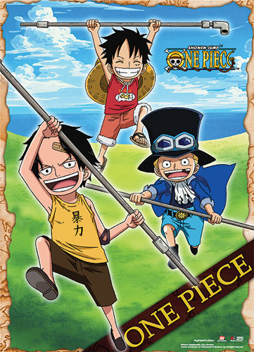 One Piece - Luffy & Ace Childhood Scene Wallscreen, an officially licensed product in our One Piece Random Anime Items department.