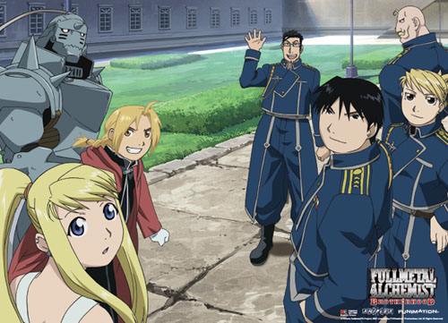Fullmetal Alchemist Brotherhood - Fma Group 4 Wallscroll, an officially licensed product in our Fullmetal Alchemist Wall Scroll Posters department.