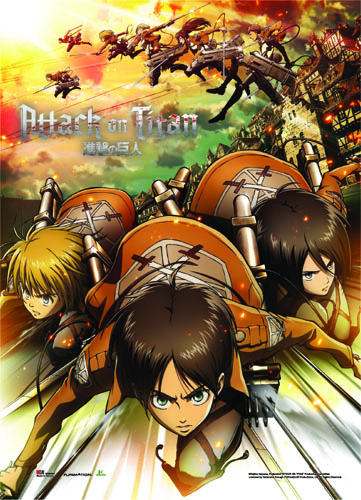 Attack On Titan - Regiment Attack Wall Scroll, an officially licensed product in our Attack On Titan Wall Scroll Posters department.