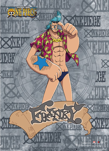 One Piece -Franky Wall Scroll, an officially licensed product in our One Piece Wall Scroll Posters department.