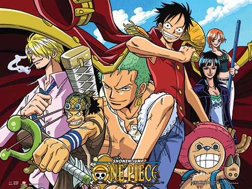One Piece - Straw Hat Crew Collage Wall Scroll, an officially licensed product in our One Piece Wall Scroll Posters department.