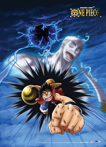 One Piece - Gomu Gomu No Ogon Riffle Wall Scroll, an officially licensed product in our One Piece Wall Scroll Posters department.