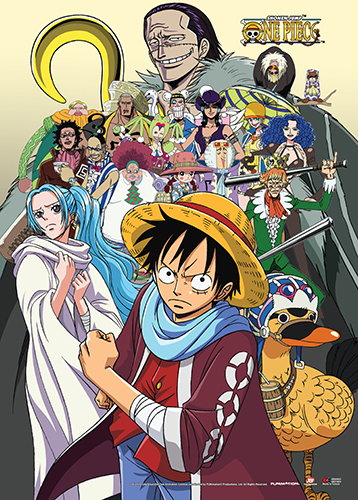 One Piece - Baroque Works, Vivi & Luffy Wall Scroll, an officially licensed product in our One Piece Wall Scroll Posters department.