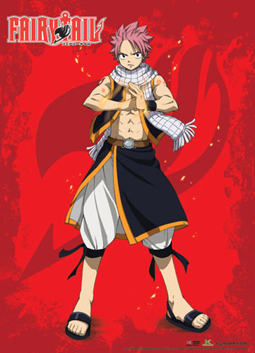 Fairy Tail - Natsu Single Shot Wallscroll, an officially licensed product in our Fairy Tail Wall Scroll Posters department.