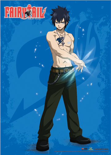 Fairy Tail - Gray Single Shot Wall Scroll, an officially licensed product in our Fairy Tail Wall Scroll Posters department.
