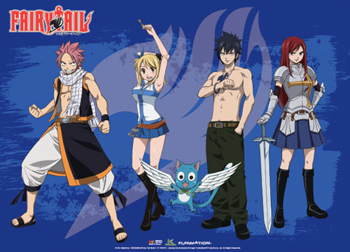Fairy Tail - Group 5 Wallscroll, an officially licensed product in our Fairy Tail Wall Scroll Posters department.