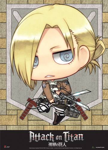 Attack On Titan - Sd Annie Wallscroll, an officially licensed product in our Attack On Titan Wall Scroll Posters department.