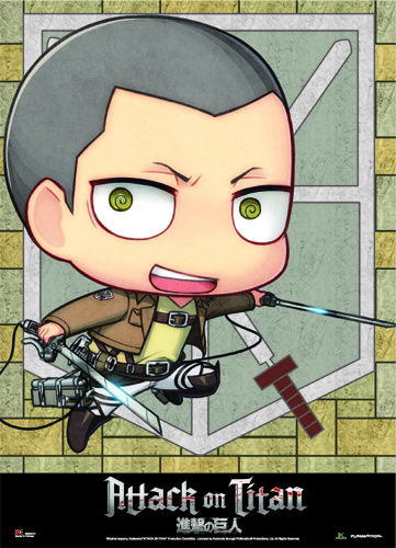 Attack On Titan - Sd Conny Wall Scroll, an officially licensed product in our Attack On Titan Wall Scroll Posters department.