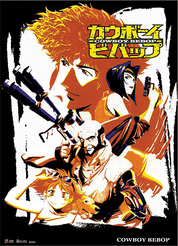 Cowboy Bebop - Spike & Friends Wallscroll, an officially licensed product in our Cowboy Bebop Wall Scroll Posters department.