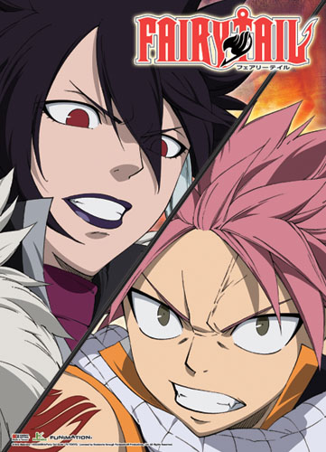 Fairy Tail - Midnight Vs Natsu Wall Scroll, an officially licensed product in our Fairy Tail Wall Scroll Posters department.