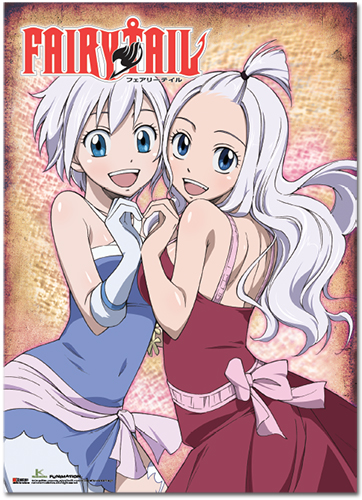 Fairy Tail - Mirajane And Lisanna Wallsroll, an officially licensed product in our Fairy Tail Wall Scroll Posters department.