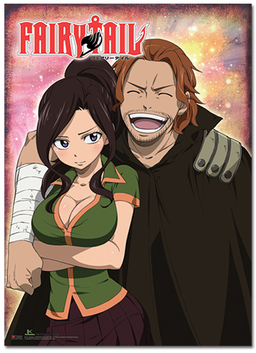 Fairy Tail - Cana And Gildarts Wallscroll, an officially licensed product in our Fairy Tail Wall Scroll Posters department.