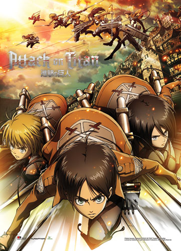 Attak On Titan - Regiment Attack Special Edition Wallscroll, an officially licensed product in our Everything Else Wall Scroll Posters department.