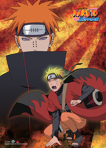 Naruto Shippuden - Pain And Naruto Wall Scroll, an officially licensed product in our Naruto Shippuden Wall Scroll Posters department.