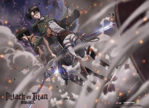 Attack On Titan - Group 2 Wallscroll, an officially licensed product in our Attack On Titan Wall Scroll Posters department.