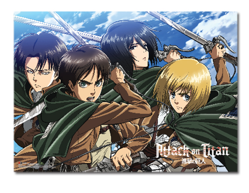 Attack On Titan - Key Art 16 Wallscroll, an officially licensed product in our Attack On Titan Wall Scroll Posters department.