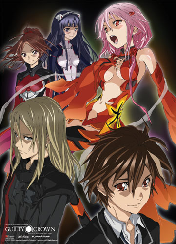 Guilty Crown - Group Wallscroll, an officially licensed product in our Guilty Crown Wall Scroll Posters department.