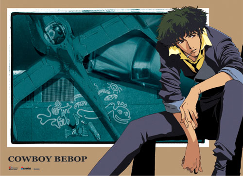 Cowboy Bebop - Spike & Swordsigh Ii Wallscroll, an officially licensed product in our Cowboy Bebop Wall Scroll Posters department.