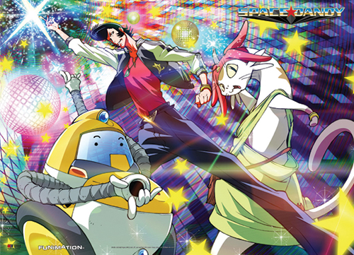 Space Dandy - Dance Party Wall Scroll, an officially licensed product in our Space Dandy Wall Scroll Posters department.