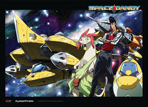 Space Dandy - Aloha Oe Ship Wallscroll, an officially licensed product in our Space Dandy Wall Scroll Posters department.