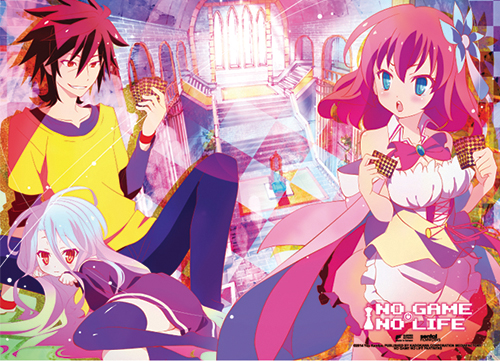 No Game No Life - Playing Cards Wall Scroll, an officially licensed product in our No Game No Life Wall Scroll Posters department.