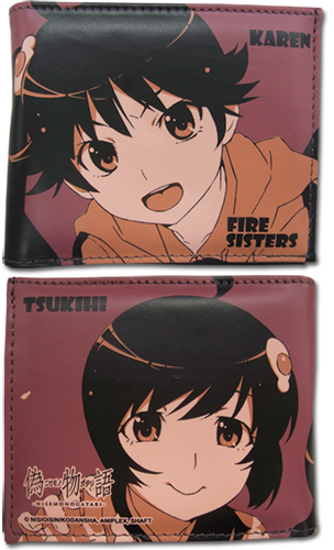 Nisemonogatari Fire Sisters Wallet, an officially licensed product in our Nisemongatari Wallet & Coin Purse department.