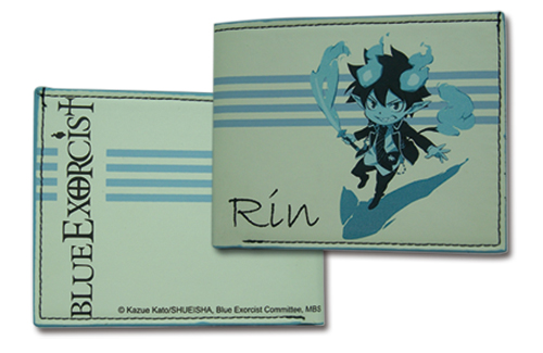 Blue Exorcist Rin Bi-Fold Wallet, an officially licensed Blue Exorcist product at B.A. Toys.