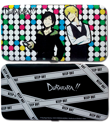 Durarara!! - Izaya & Shizuo Hinge Wallet, an officially licensed product in our Durarara!! Wallet & Coin Purse department.