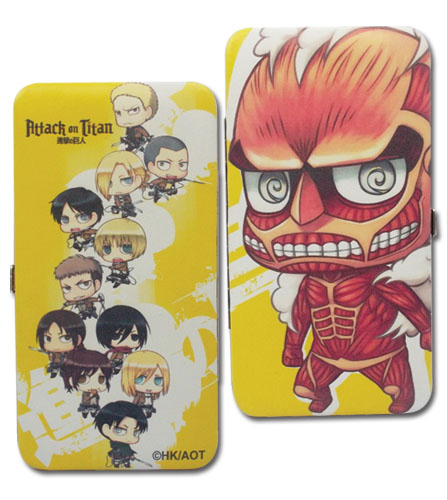 Attack On Titan - Sd Group Hinge Wallet, an officially licensed product in our Attack On Titan Wallet & Coin Purse department.