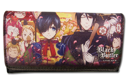 Black Butler 2 - Group Wallet, an officially licensed Black Butler product at B.A. Toys.