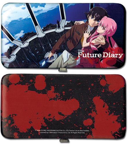 Future Diary - Yuno And Yukiteru Hinge Wallet, an officially licensed product in our Future Diary Wallet & Coin Purse department.