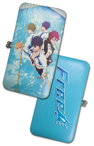 Free! - Group Hinge Wallet, an officially licensed product in our Free! Wallet & Coin Purse department.