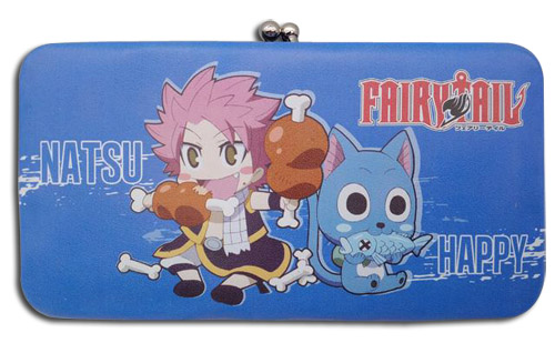 Fairy Tail - Natsu & Happy Hinge Wallet, an officially licensed product in our Fairy Tail Wallet & Coin Purse department.